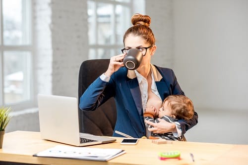 Drinking while breastfeeding